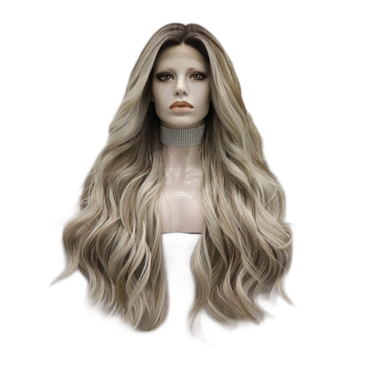 Amanda Reckonwith Ombre Blonde Lace Front Wig