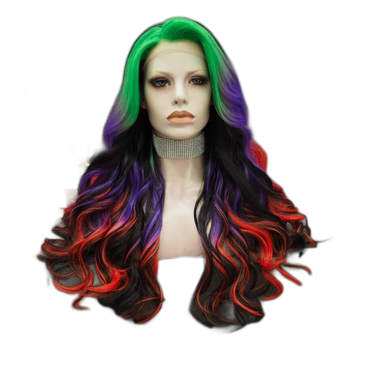 Cheryl Hole Colorful Lace Front Wig