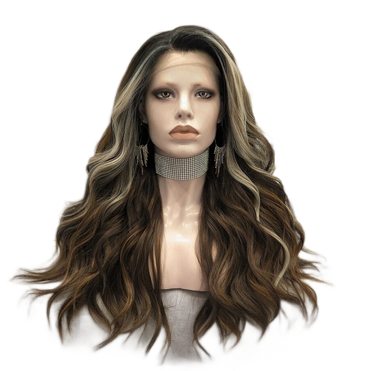 Bellatrix Bouque Blonde Highlight Brown Lace Front