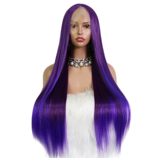 Queen Antartica Ombre Purple Lace Front Wig