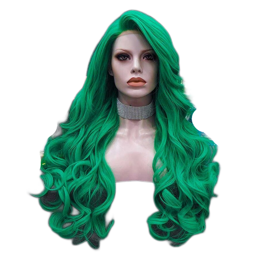 Polly Tickle Green Lace Front Wig