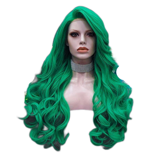 Polly Tickle Green Lace Front Wig