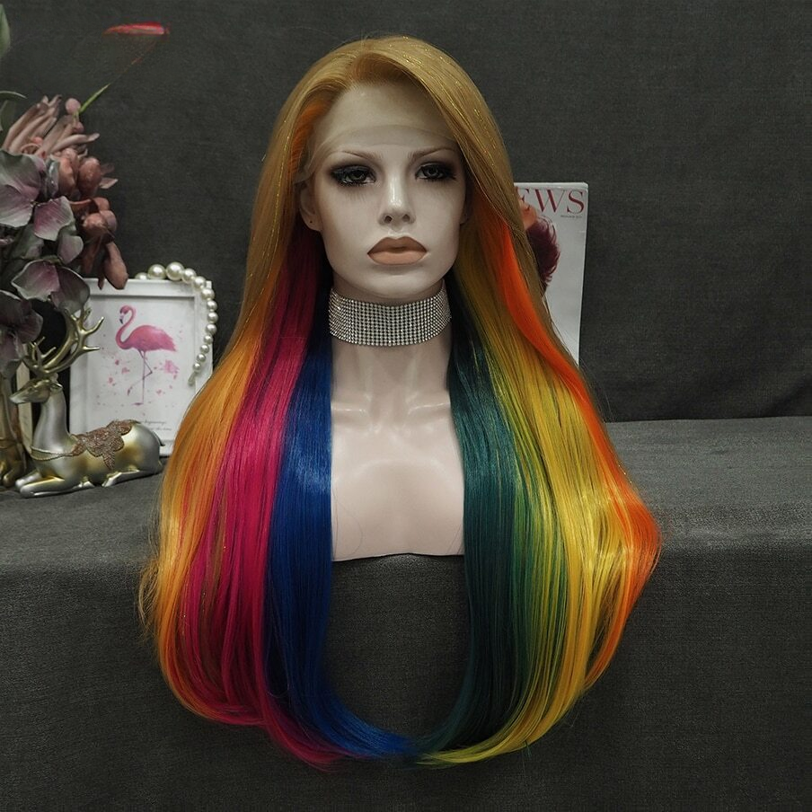 Tira Mendus Rainbow Lace Front Wig