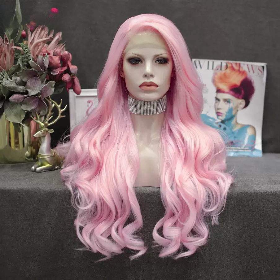 Lea Ness Pink Lace Front Wig