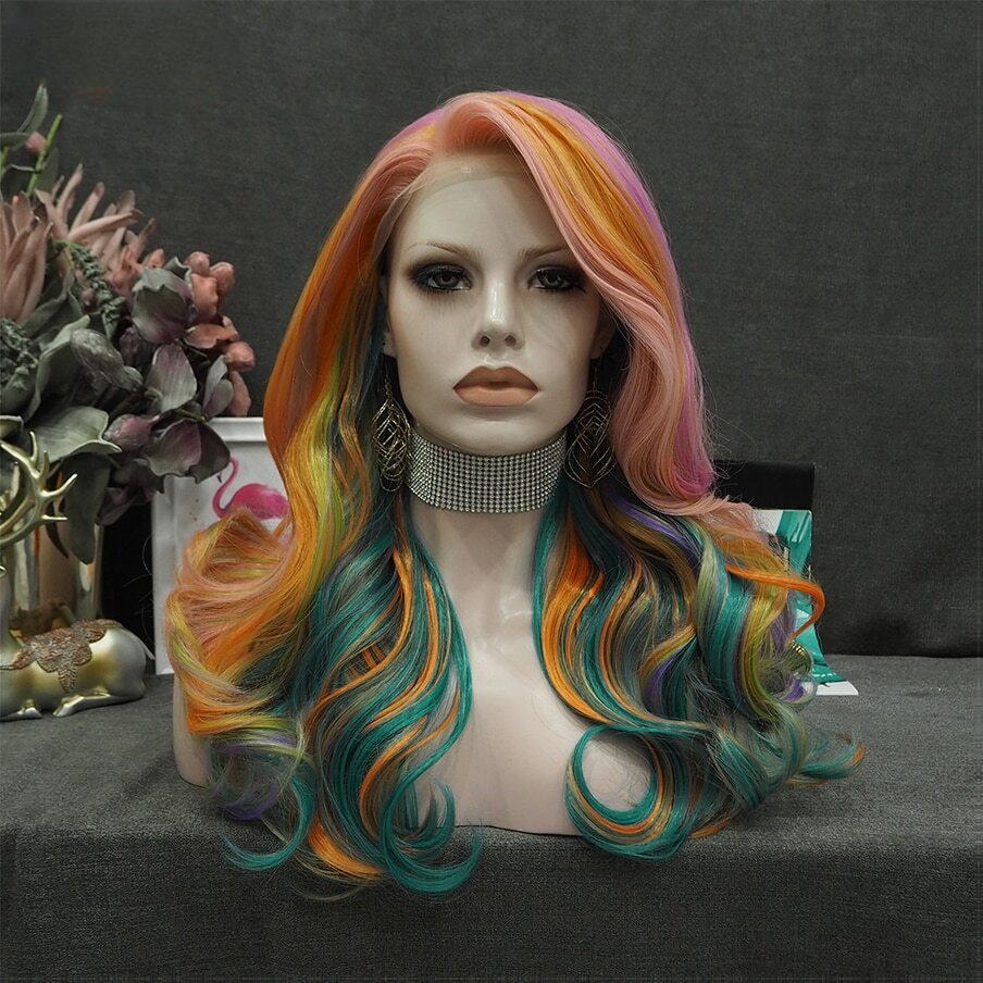 Pippa Pizazz Rainbow Lace Front Wig