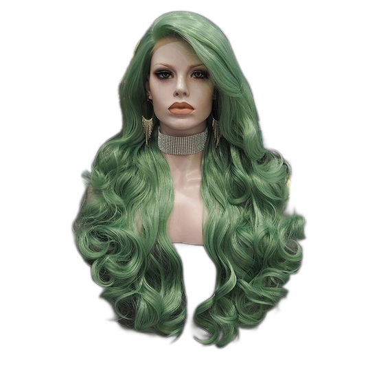 Corra Rageous Green Lace Front Wig