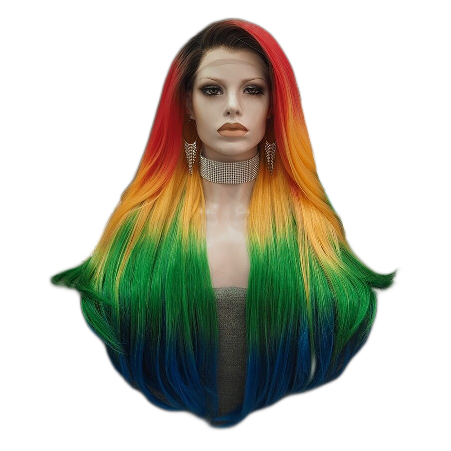 Ruth Lezz Rainbow Lace Front Wig