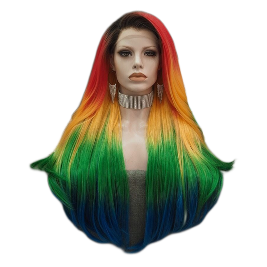 Ruth Lezz Rainbow Lace Front Wig
