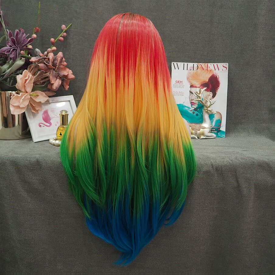 Ruth Lezz Rainbow Lace Front Wig