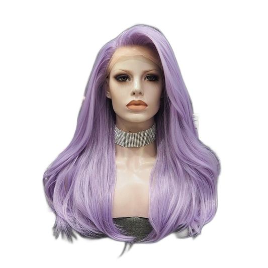 Aroa Mattic Purple Lace Front Wig