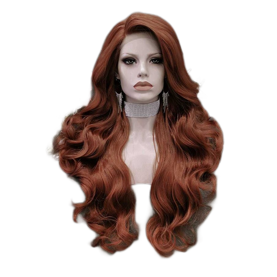 Mara Bells Copper Red Lace Front Wig