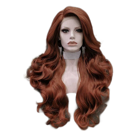 Mara Bells Copper Red Lace Front Wig