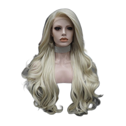 Slay the Day with Sally: The Ash Blonde Bombshell Lace Front Wig