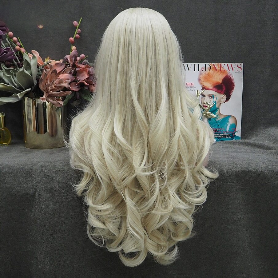 Slay the Day with Sally: The Ash Blonde Bombshell Lace Front Wig
