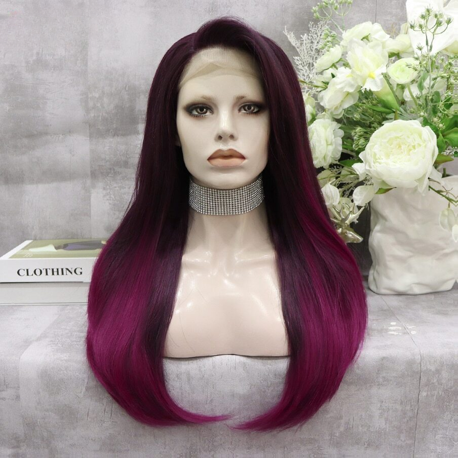 Lavish Lazuli Ombre Purple Lace Front Wig