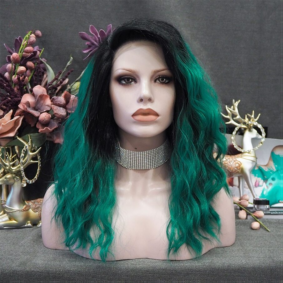 Belle Ligerrente Green Lace Front Wig