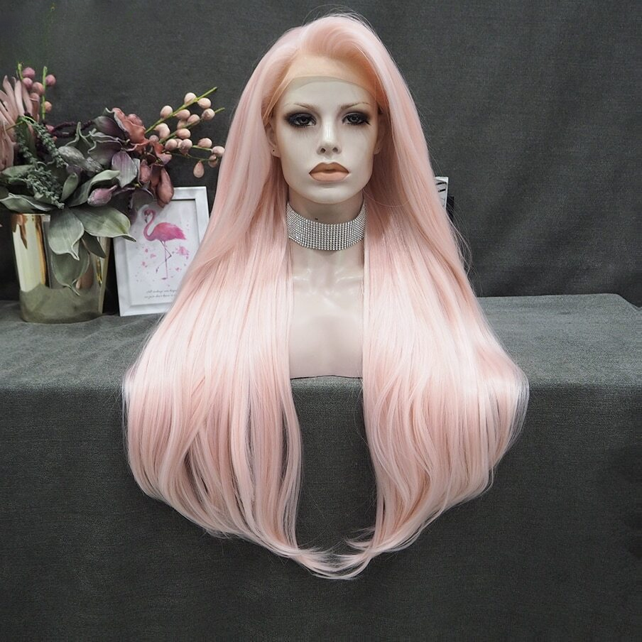 Trixie Foxx Light Pink Lace Front Wig