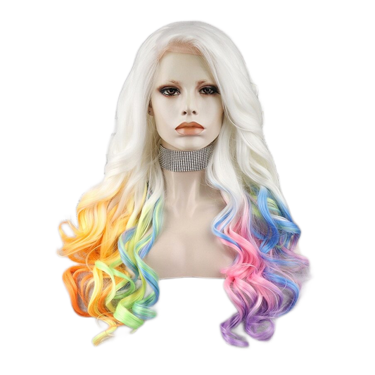 Jue Wells Rainbow Lace Front Wig