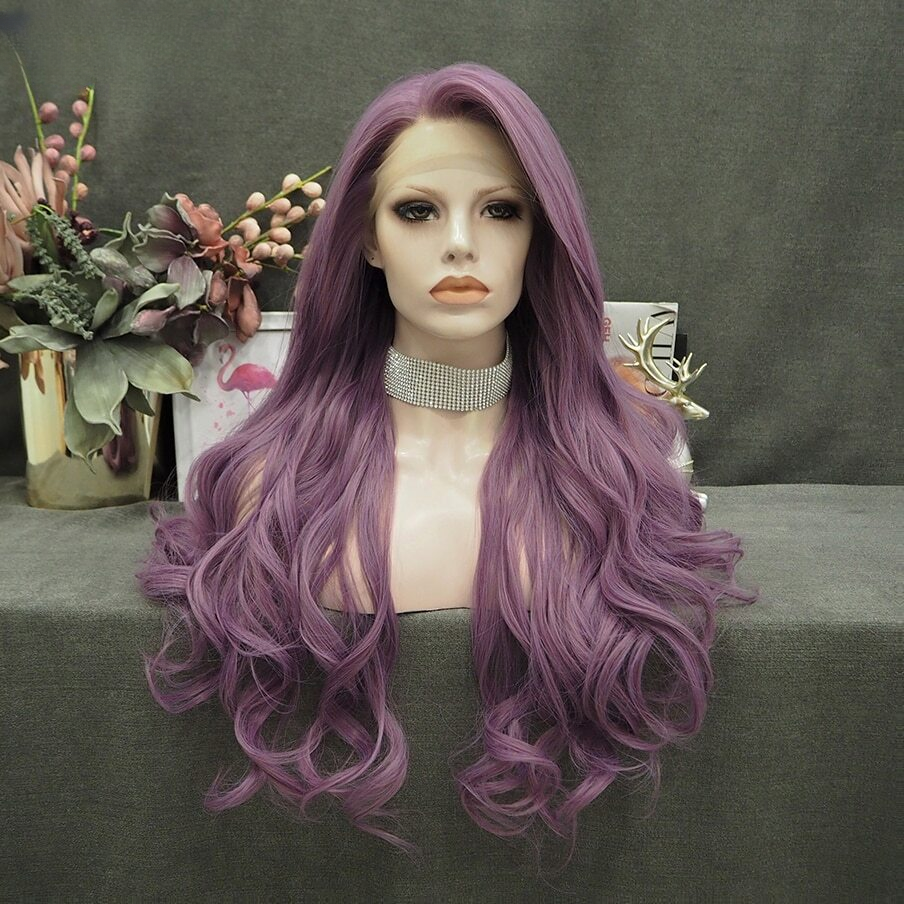 Sofie Moore Purple Lace Front Wig