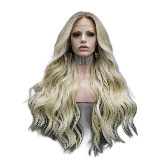 Nina Flowers Ombre Blonde Lace Front Wig