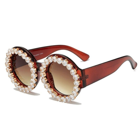 Grace Iyus Round Pearl Sunglasses