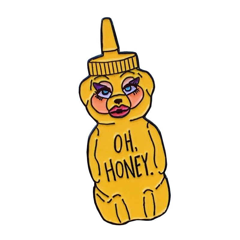 Oh Honey Drag Queen LGBT Pin