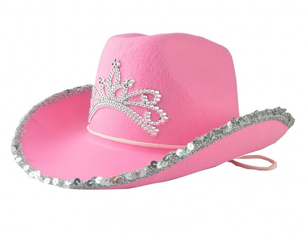 Penny Laized Pink Cowboy Hat
