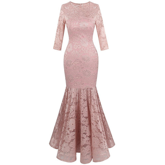 Miss Alure Lace Mermaid Dress