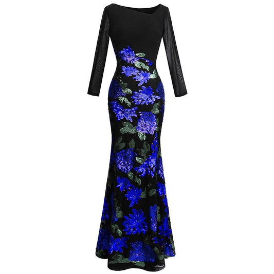 Sall Laikeen Sequin Flower Dress