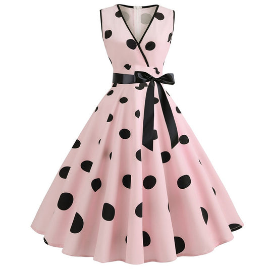 Miss Peppermint Polka Dot Dress