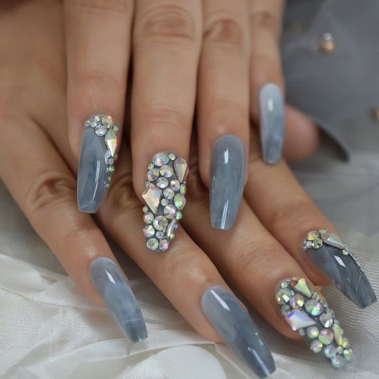 Naye Buloos Diamond Press On Nails