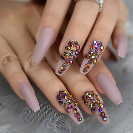 Jo Phial Crystal Press On Nails