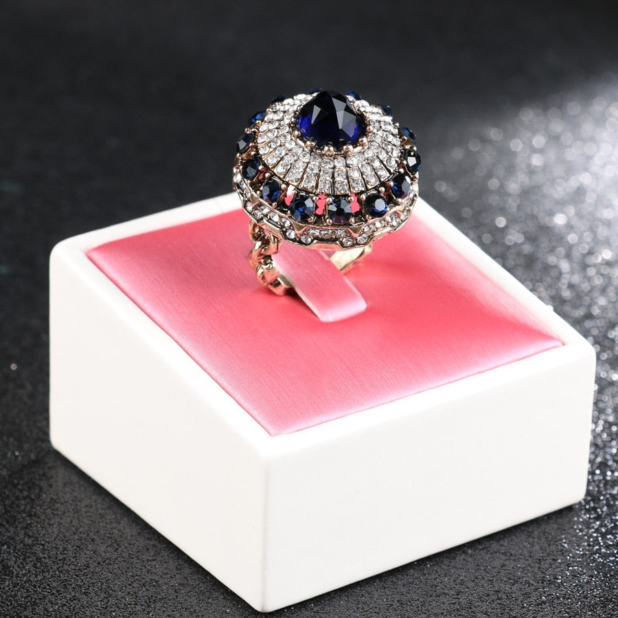 Cecil Sunshine Crystal Ring