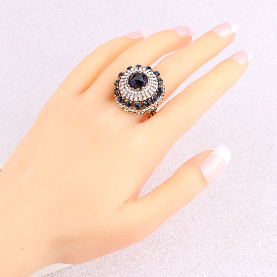 Cecil Sunshine Crystal Ring