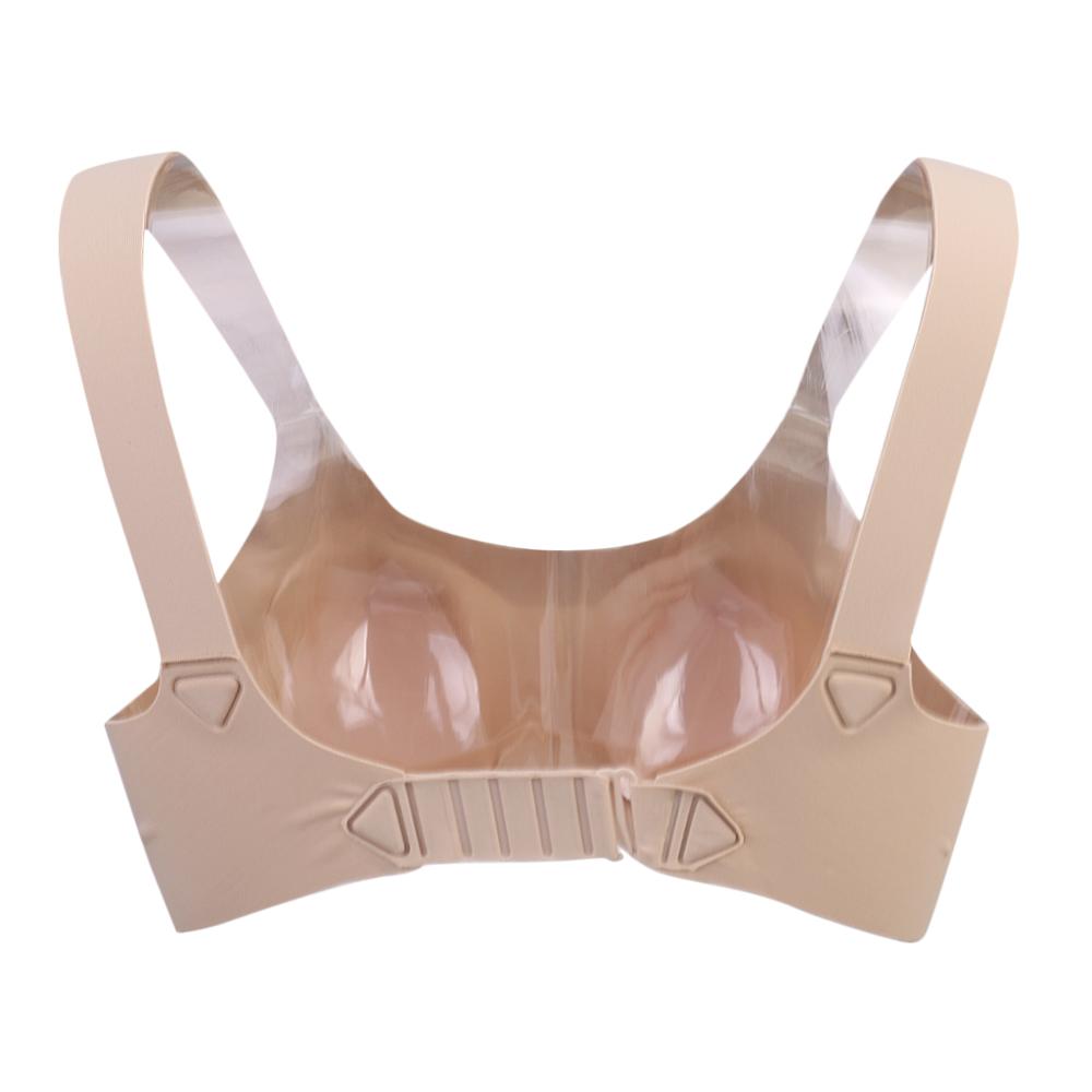 Special Pocket Bra with Silicone Breast Form False Boobs