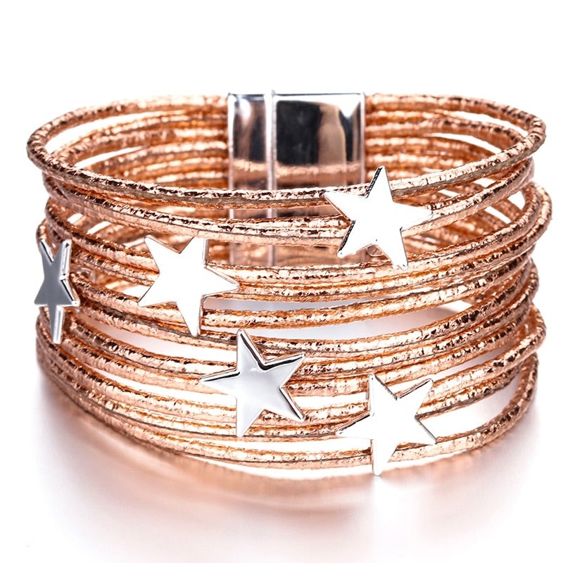 "You're A Star" Leather Bracelet
