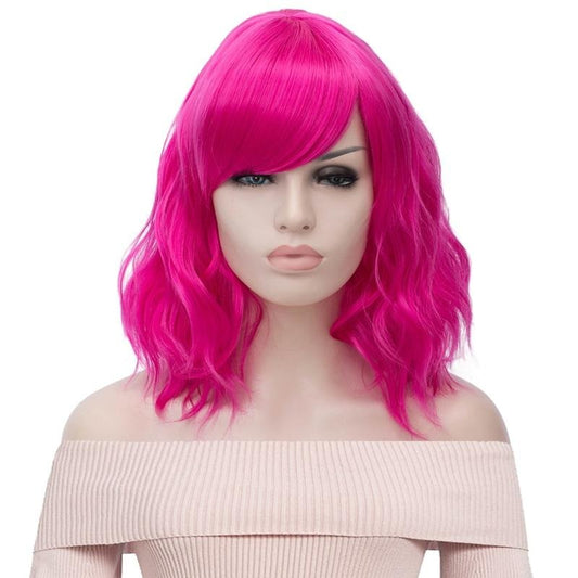 Tiffany Stone Short Wave Pink Wig