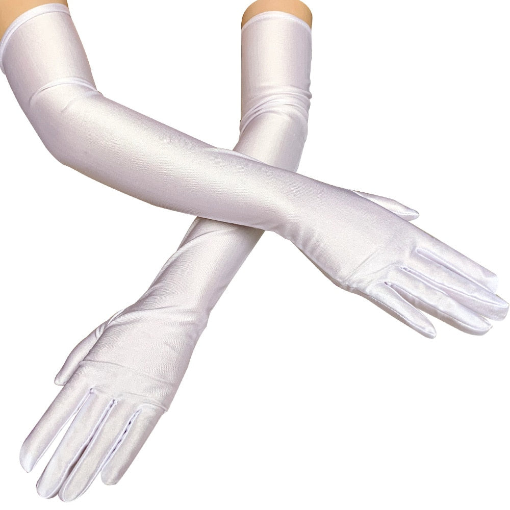 Opera Stretch Satin Gloves