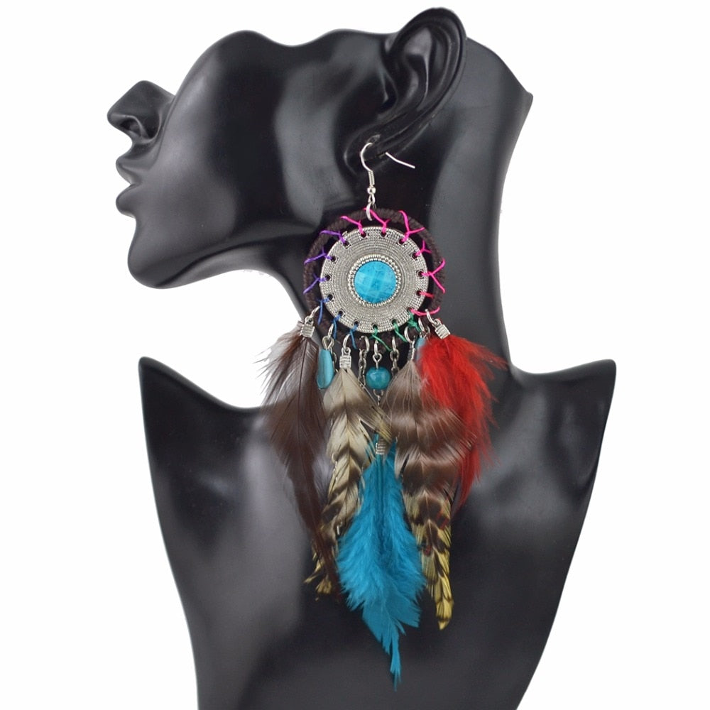 Miss Chieff Feather Earrings
