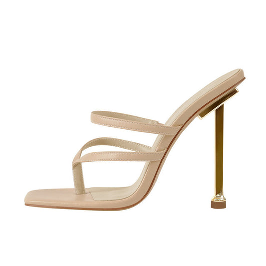 Polly Tickle Square Toe Mules Sandals