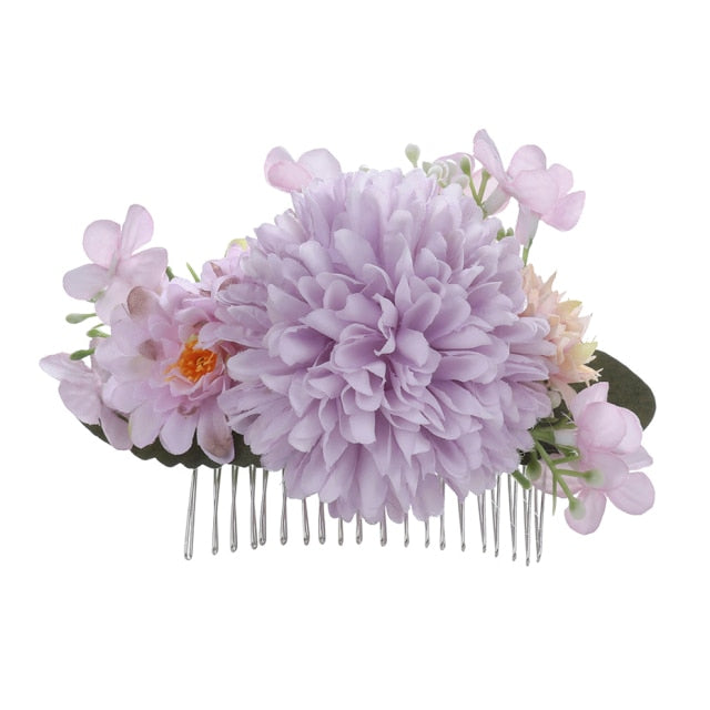 Flower Hair Comb