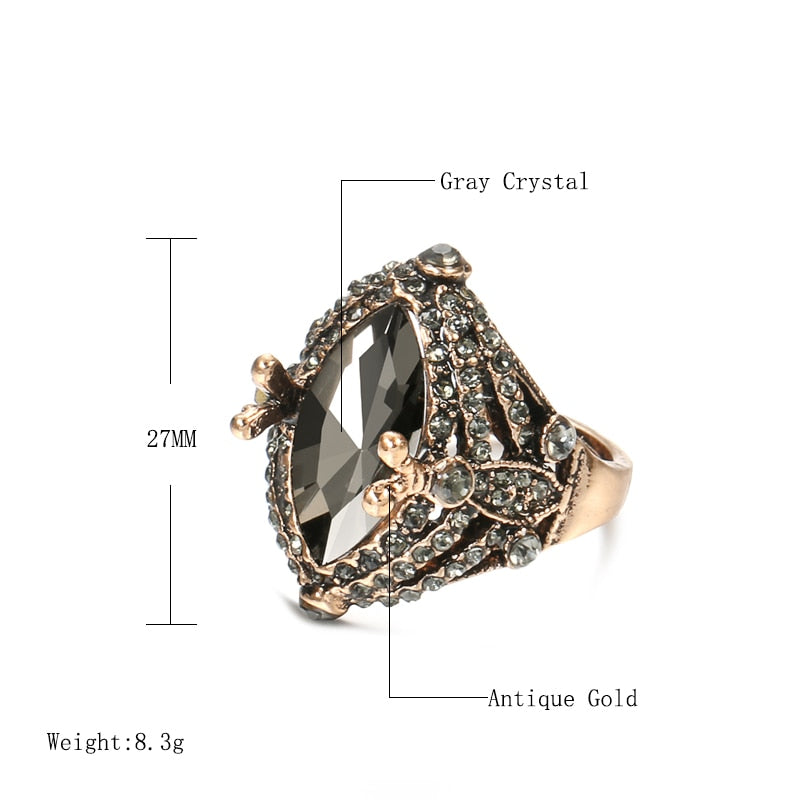 Lea Ness Crystal Bangle and Ring Set