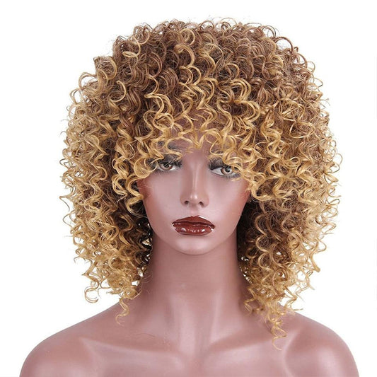 Enne Phinite Short Hair Afro Wig