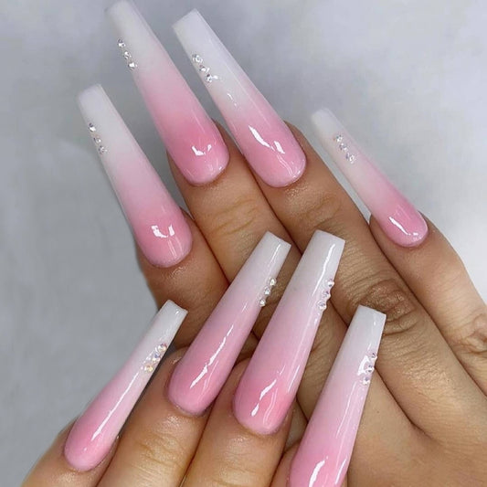 Portia Bella Gradient Pink Press On Nails