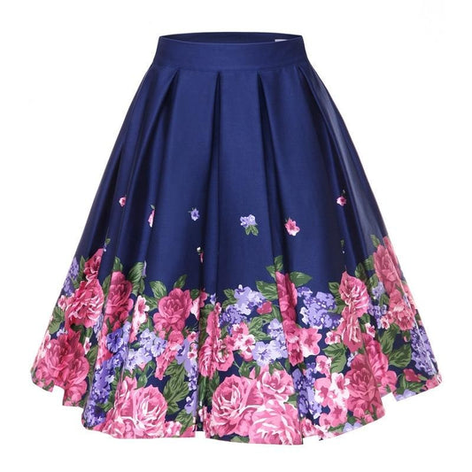 Emma Gination Retro Floral Skirt