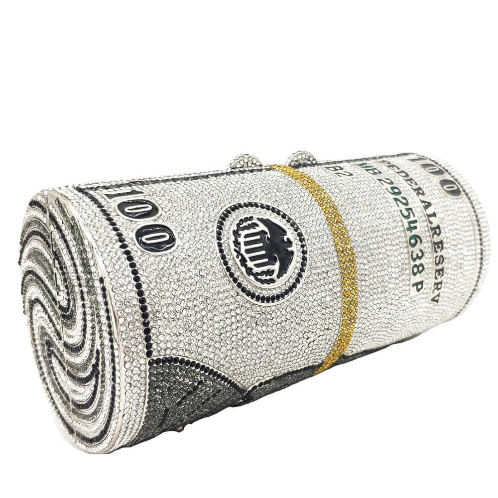 Roll of Cash Clutch Bag