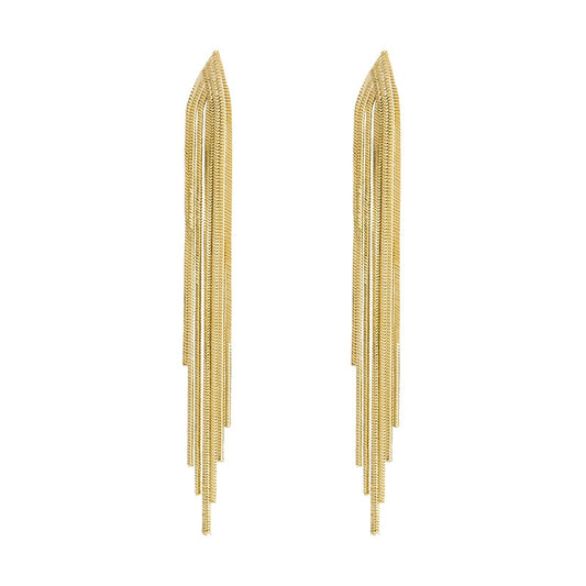 Lucy Luck Tassel Clip On Earrings