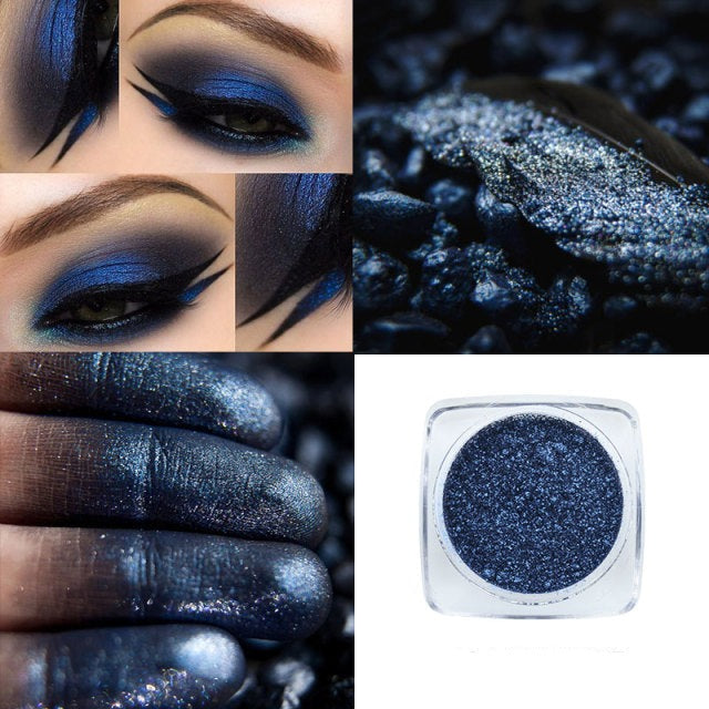 Midnight Blue Shimmer Eye Shadow Powder
