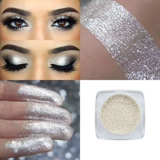 Silver Shimmer Eye Shadow Powder