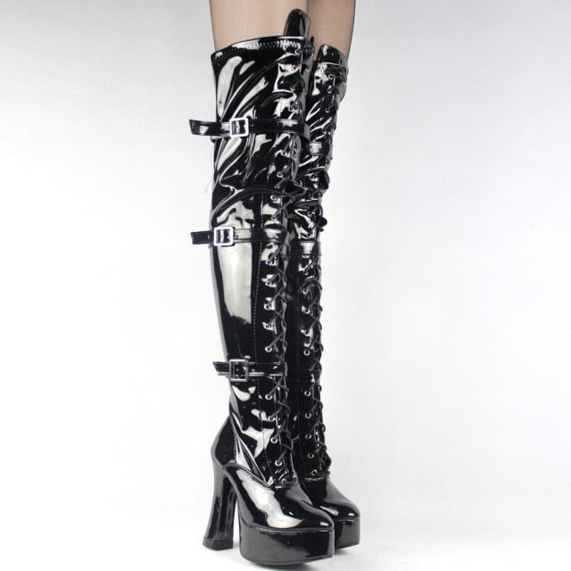 Dorothy Doughty Thigh High Boots